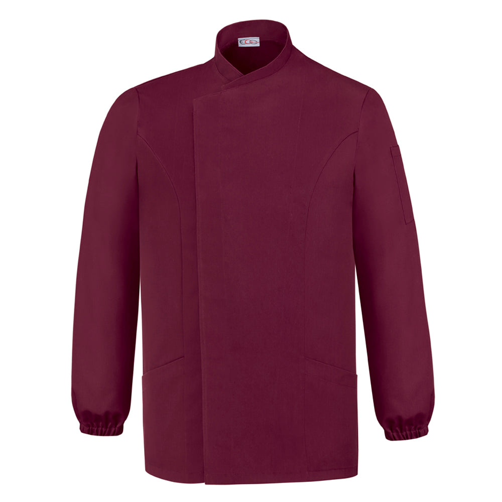 Unisex-Kasack Peter – Bordeauxrot – Bild 1