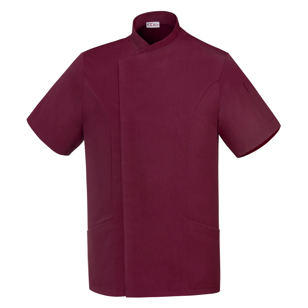 Unisex-Kasack George – Bordeauxrot – Bild 1