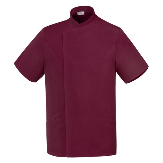 Unisex-Kasack George – Bordeauxrot – Bild 1