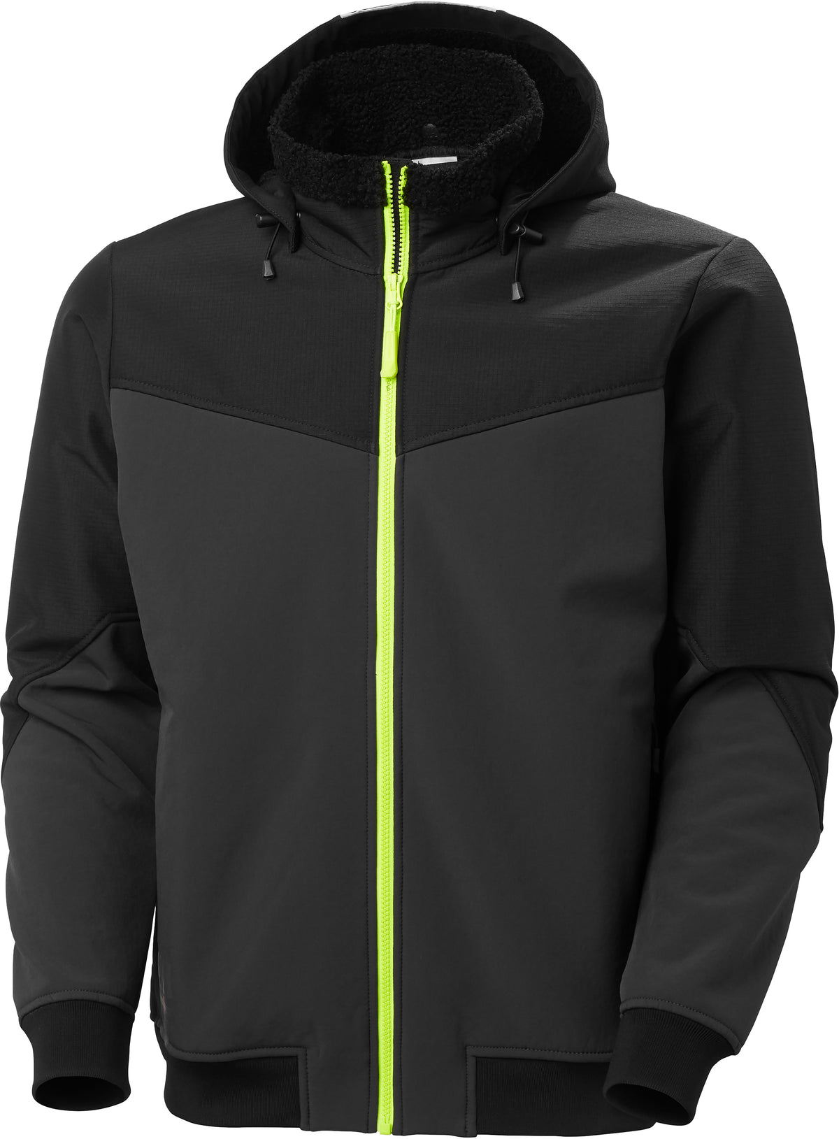 Winter-Softshelljacke Oxford 74291 dreilagig – Schwarz/Ebony