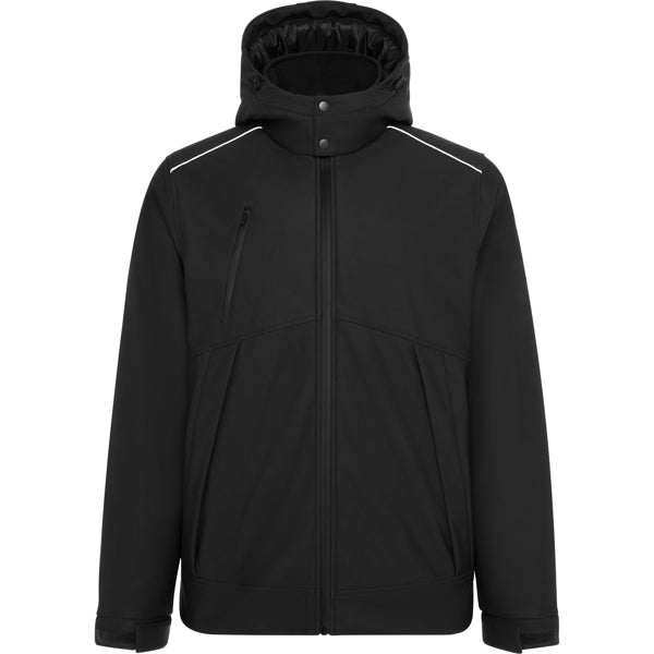 PARKAS EMIN – aus Hauptstoff: 78 % Polyester, 22 % wasserdichtes und atmungsaktives Elasthan. 3 Lagen und auf der Innenseite gebürstet.Innenbereich: 100 % Polyester.Futter: 100 % Polyester mit Polyamid-Touch.570 g/m². – Bild 1