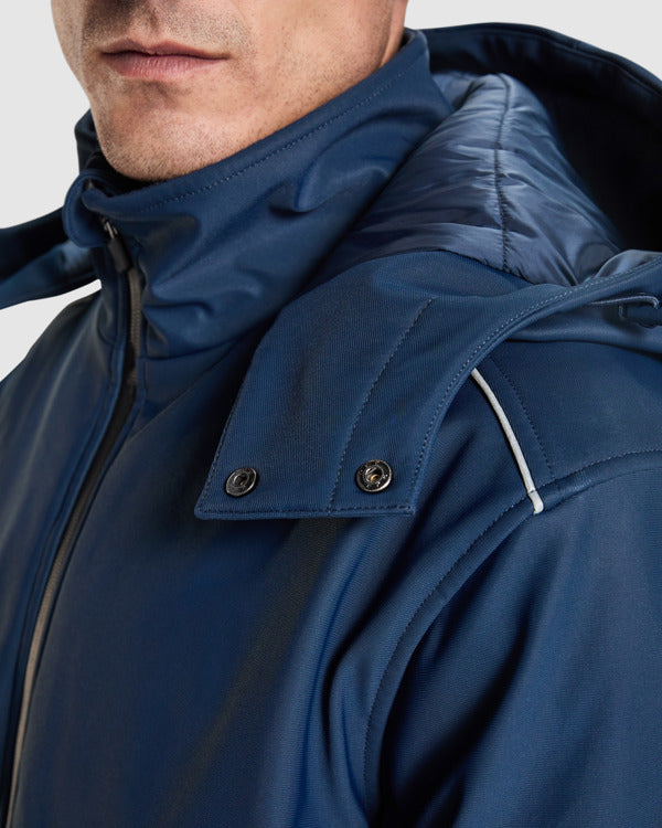 PARKAS EMIN – aus Hauptstoff: 78 % Polyester, 22 % wasserdichtes und atmungsaktives Elasthan. 3 Lagen und auf der Innenseite gebürstet.Innenbereich: 100 % Polyester.Futter: 100 % Polyester mit Polyamid-Touch.570 g/m². – Bild 5