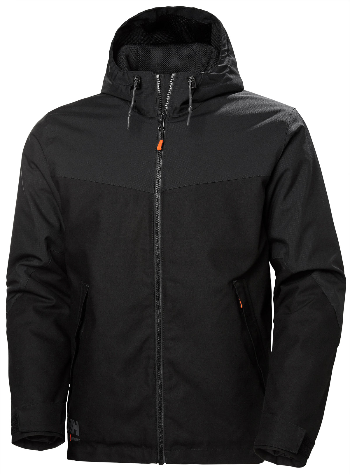 Winterjacke Oxford 73290 mit abnehmbarer Kapuze – Schwarz