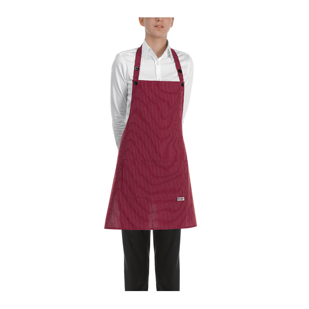 Damen-Gastronomie-Schürze Short Bip Apron – Wine – Bild 1