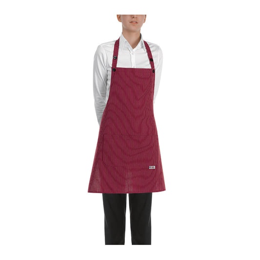 Damen-Gastronomie-Schürze Short Bip Apron – Wine – Bild 1
