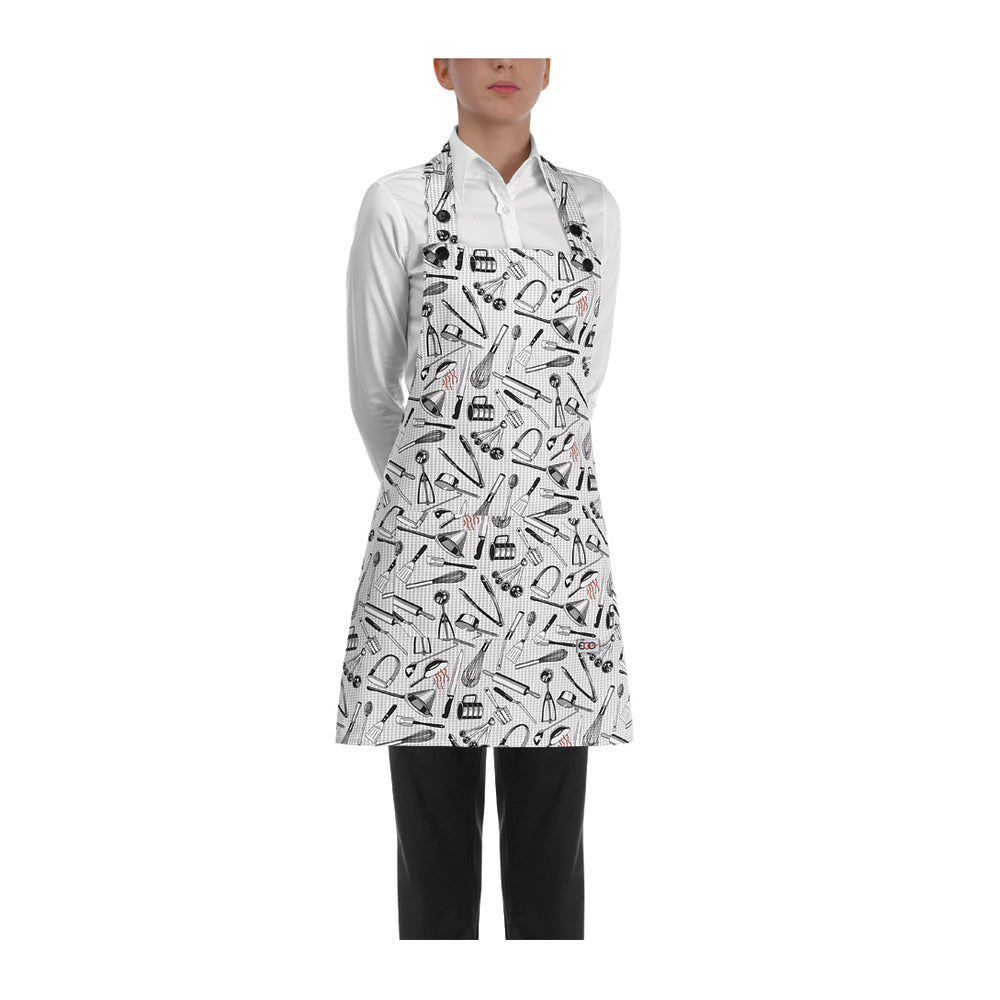 Damen-Gastronomie-Schürze Short Bip Apron – Chefwear – Bild 1