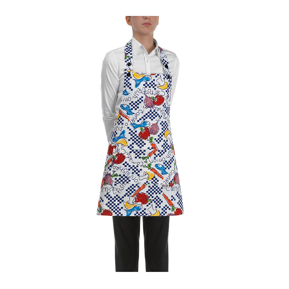 Damen-Gastronomie-Schürze Short Bip Apron – Fantasy – Bild 1