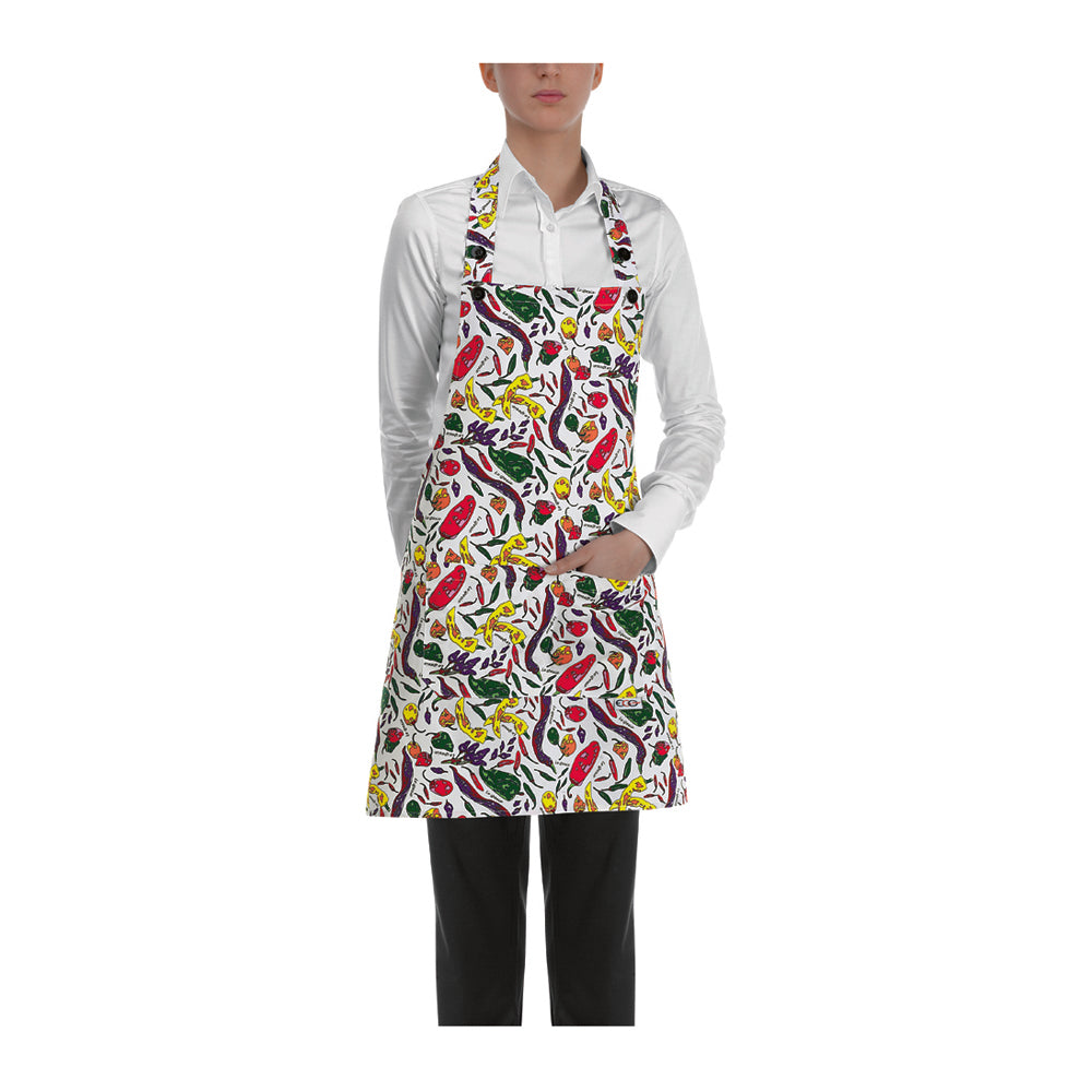 Damen-Gastronomie-Schürze Short Bip Apron – Spezie – Bild 1