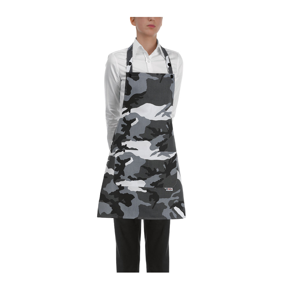 Damen-Gastronomie-Schürze Short Bip Apron – Artic – Bild 1
