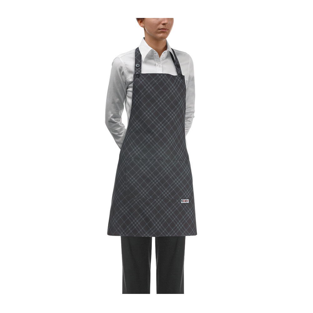 Damen-Gastronomie-Schürze Short Bip Apron – Iron – Bild 1
