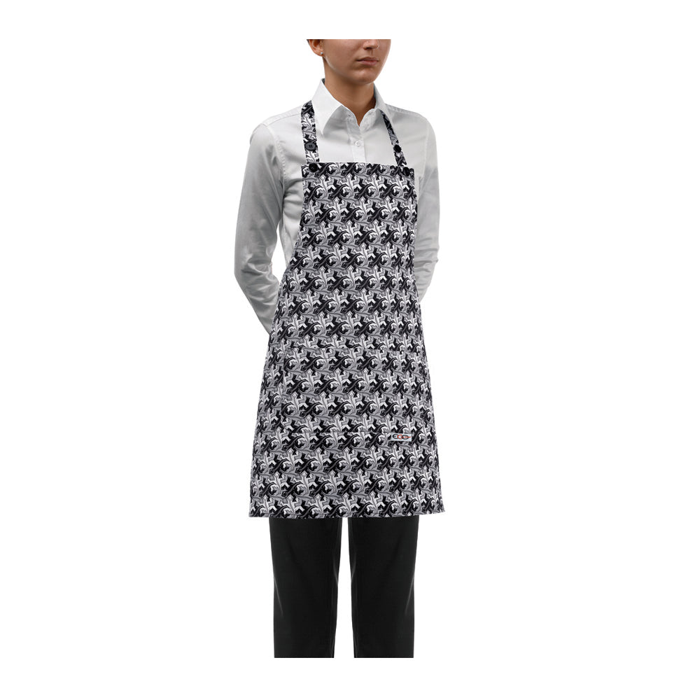 Damen-Gastronomie-Schürze Short Bip Apron – Geko – Bild 1