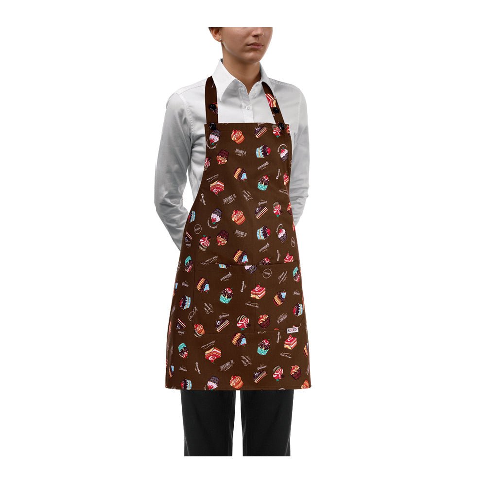 Damen-Gastronomie-Schürze Short Bip Apron – Sweets – Bild 1