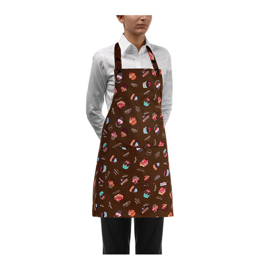 Damen-Gastronomie-Schürze Short Bip Apron – Sweets – Bild 1