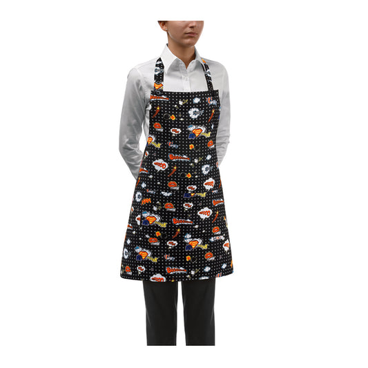 Damen-Gastronomie-Schürze Short Bip Apron – Pop Art – Bild 1