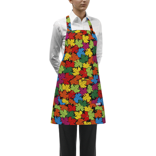 Damen-Gastronomie-Schürze Short Bip Apron – Foliage – Bild 1