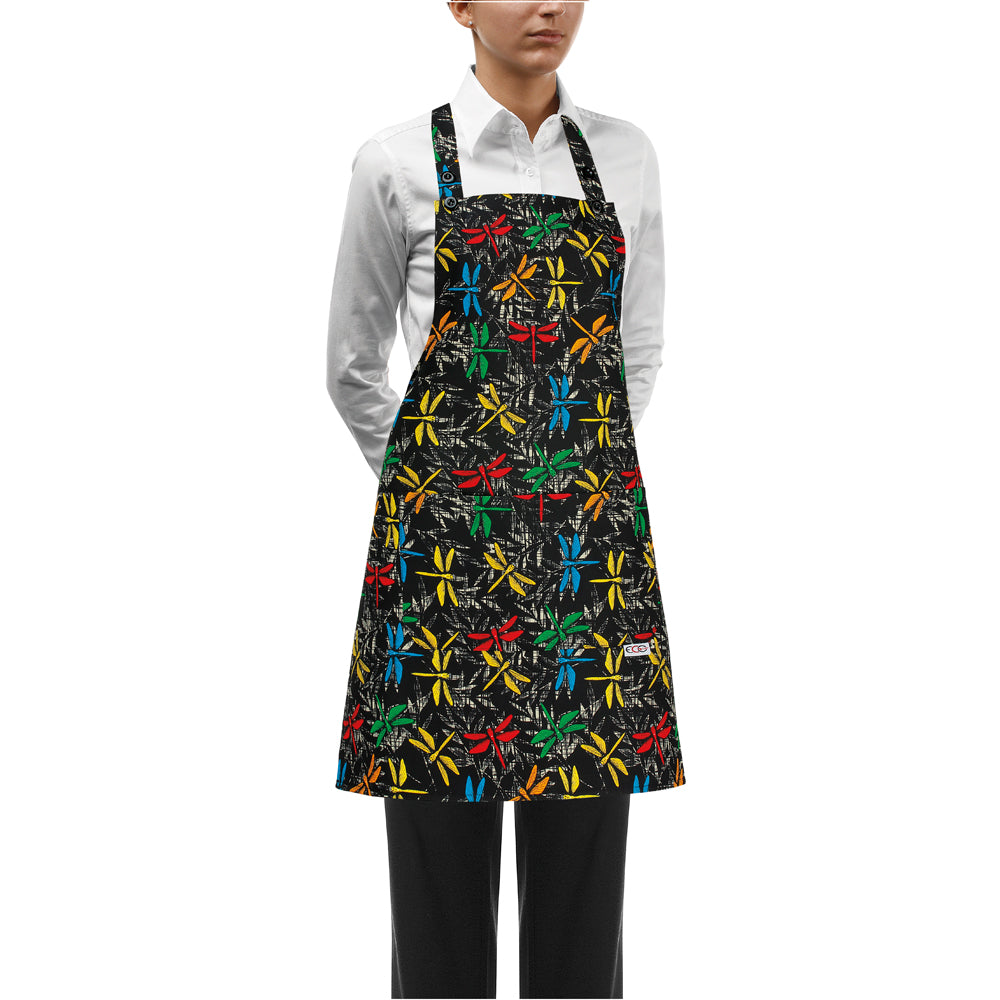 Damen-Gastronomie-Schürze Short Bip Apron – Libelle – Bild 1