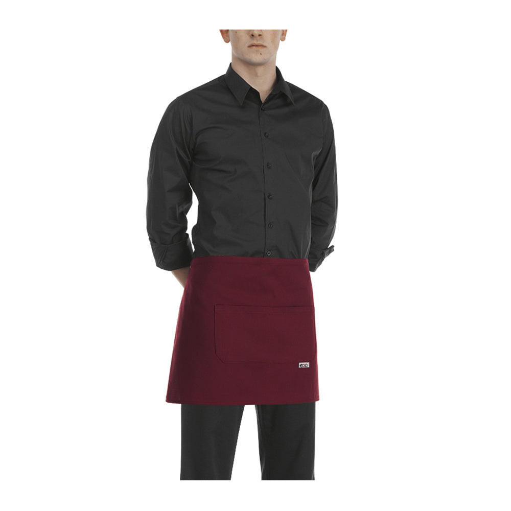 Gastronomie-Schürze Barman – Bordeauxrot – Bild 1