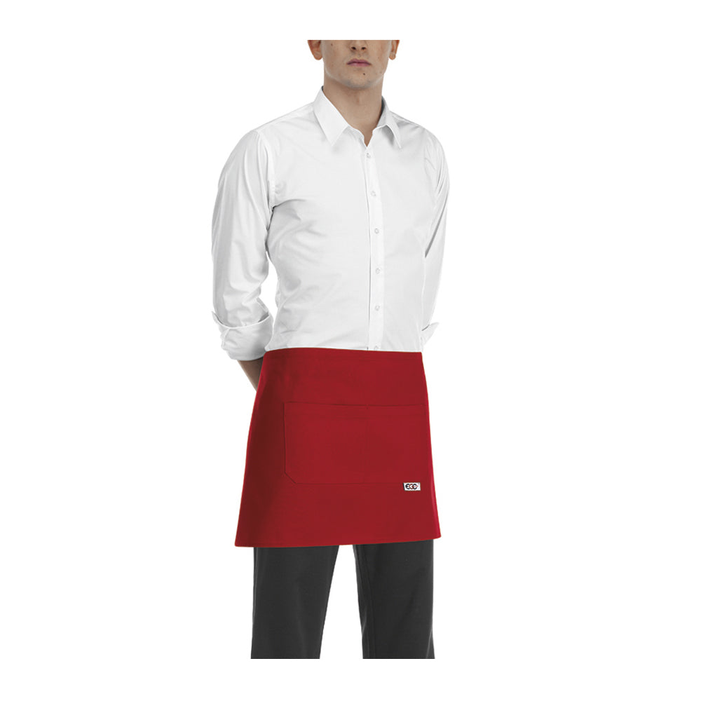 Gastronomie-Schürze Barman – Rot – Bild 1