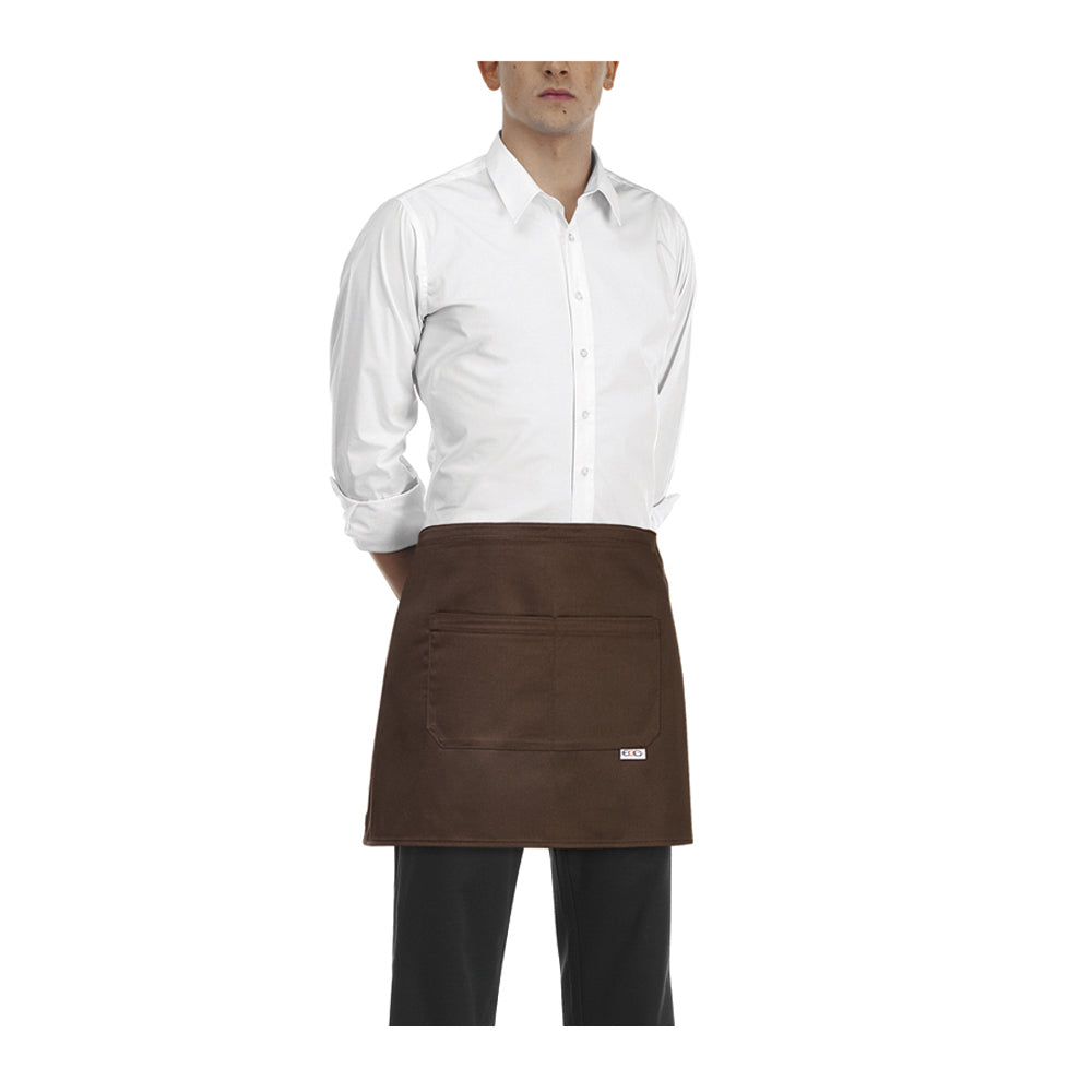 Gastronomie-Schürze Barman – Braun – Bild 1