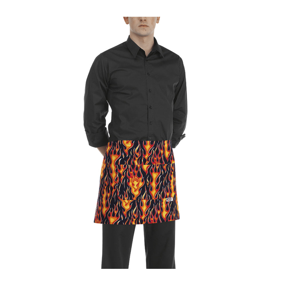 Gastronomie-Schürze Barman – Flames – Bild 1