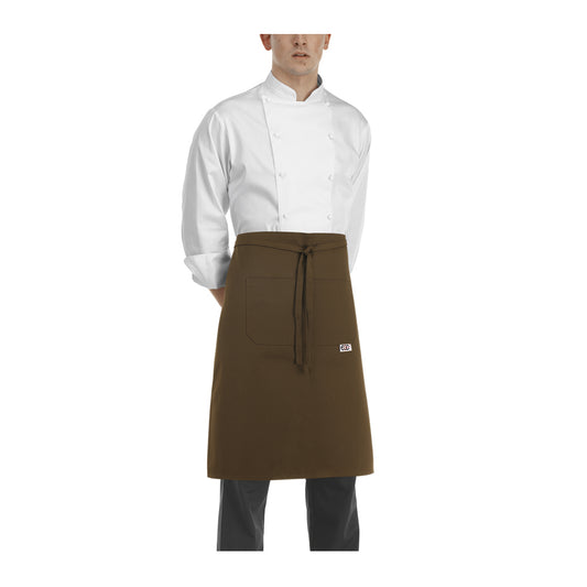 Gastronomie-Schürze Waist – Braun – Bild 1