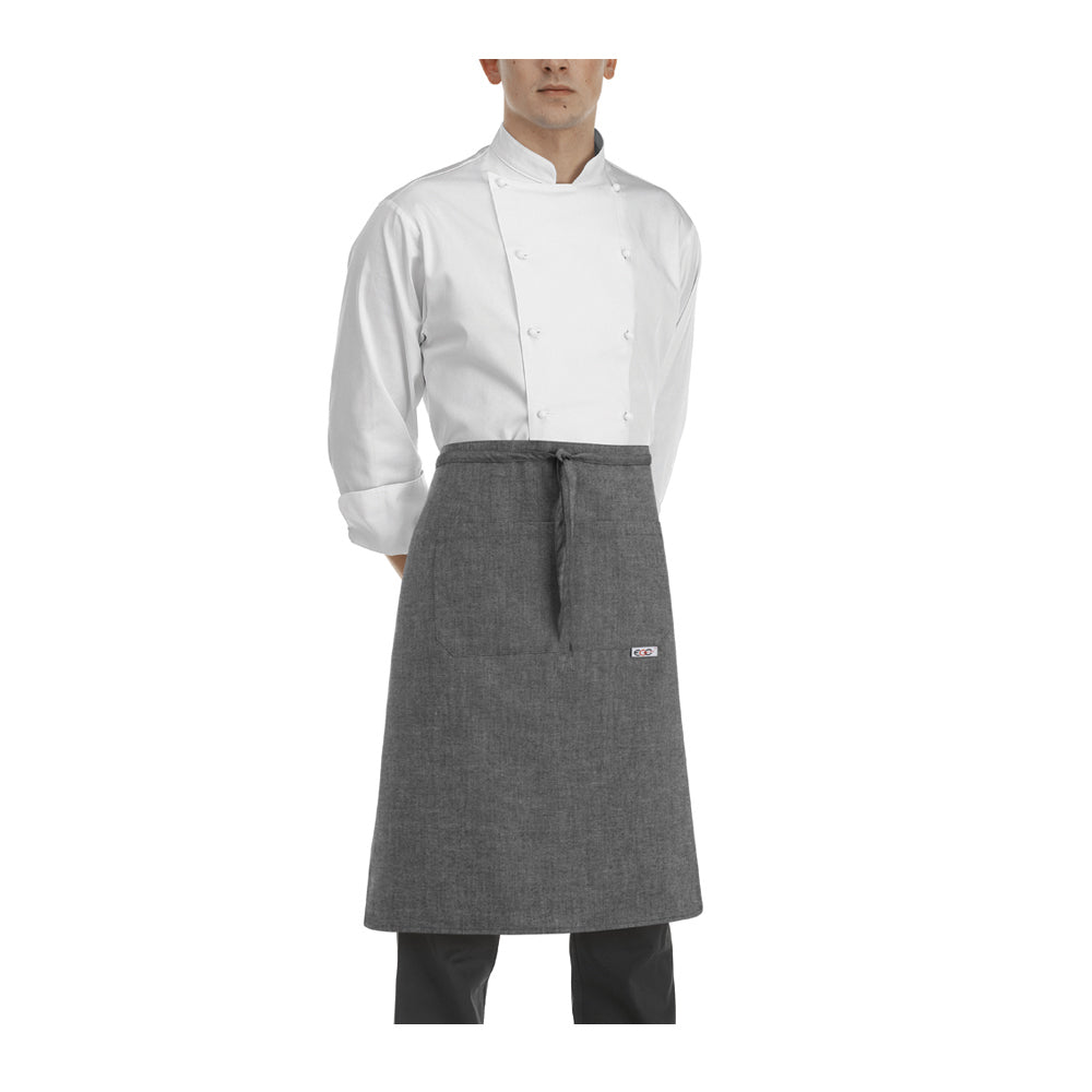 Gastronomie-Schürze Waist – Graumeliert – Bild 1