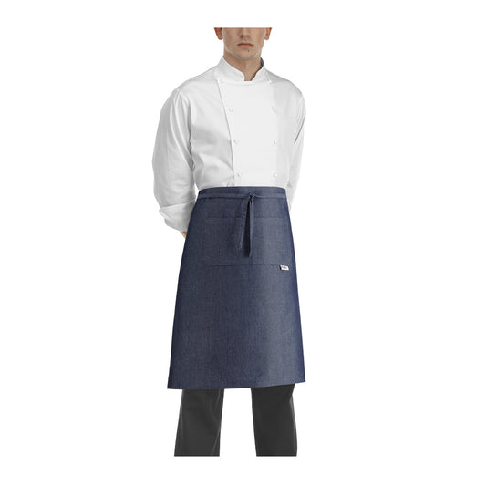 Gastronomie-Schürze Waist – Jeansblau – Bild 1