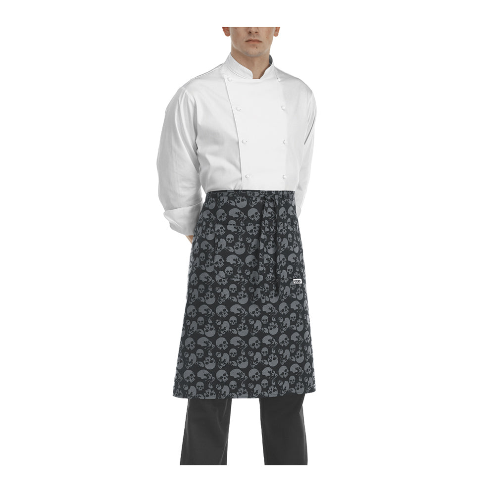 Gastronomie-Schürze Waist – Skulls – Bild 1