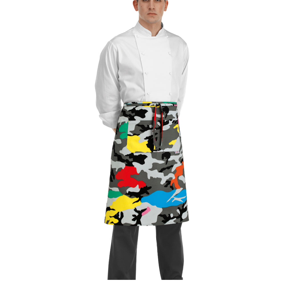 Gastronomie-Schürze Waist – Camouflage – Bild 1