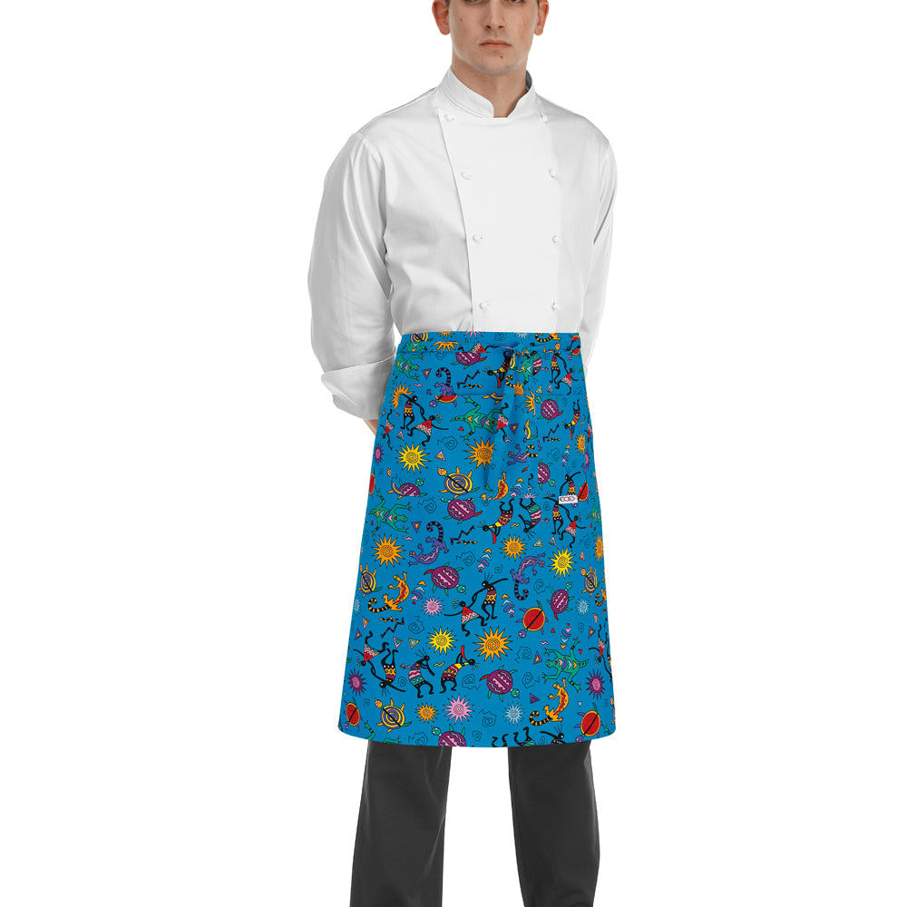 Gastronomie-Schürze Waist – Batik – Bild 1