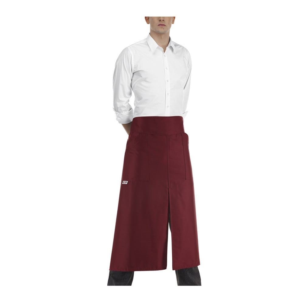 Gastronomie-Schürze Cut – Bordeauxrot – Bild 1