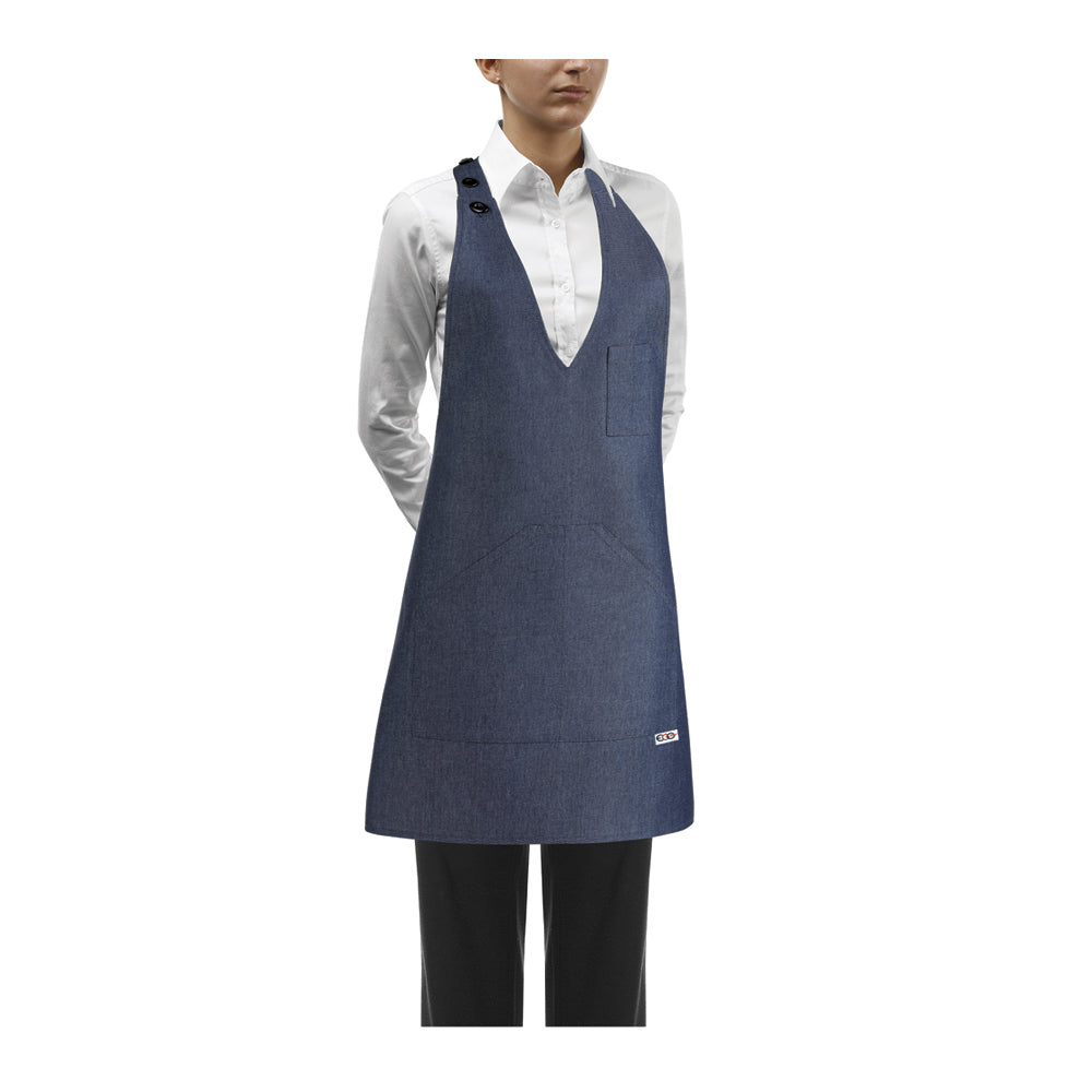 Gastronomie-Schürze Pub – Jeansblau – Bild 1