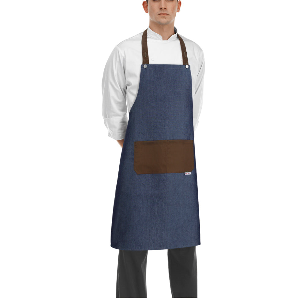 Gastronomie-Schürze Rock – Jeans brown – Bild 1