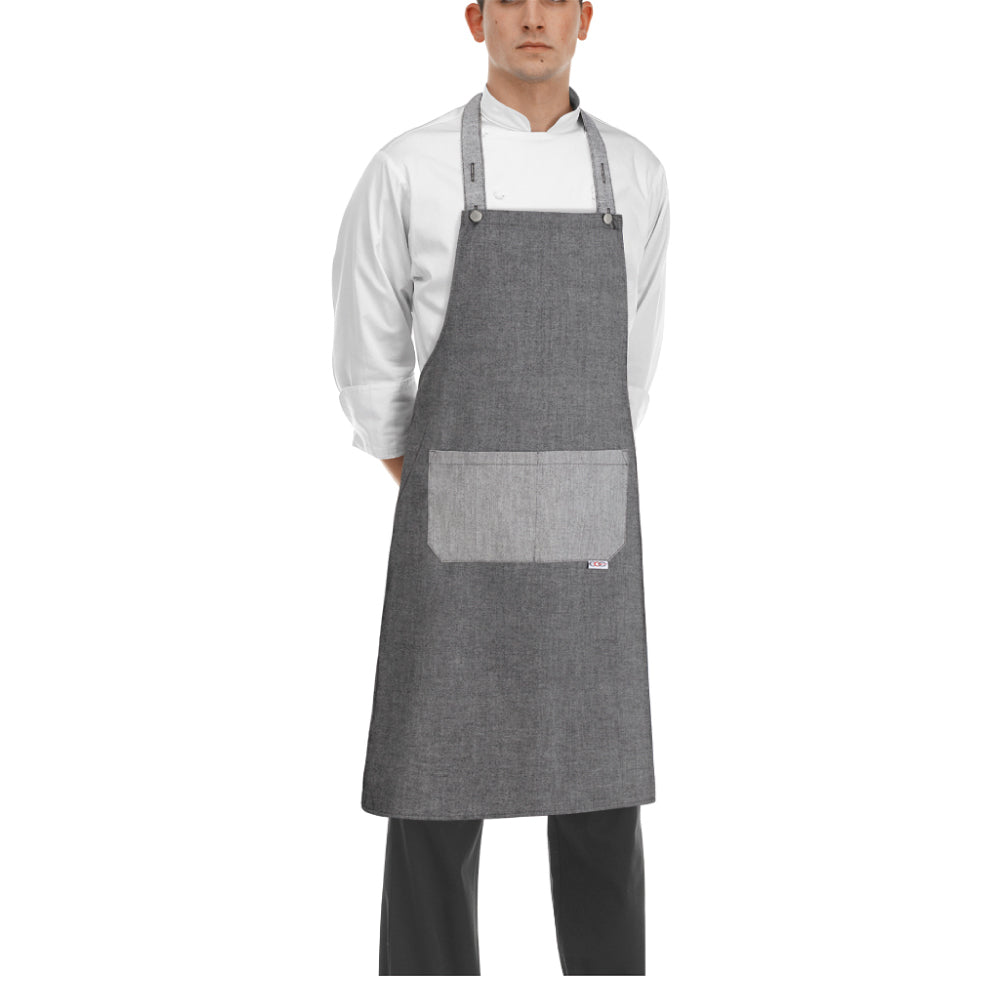 Gastronomie-Schürze Rock – Graumeliert – Bild 1