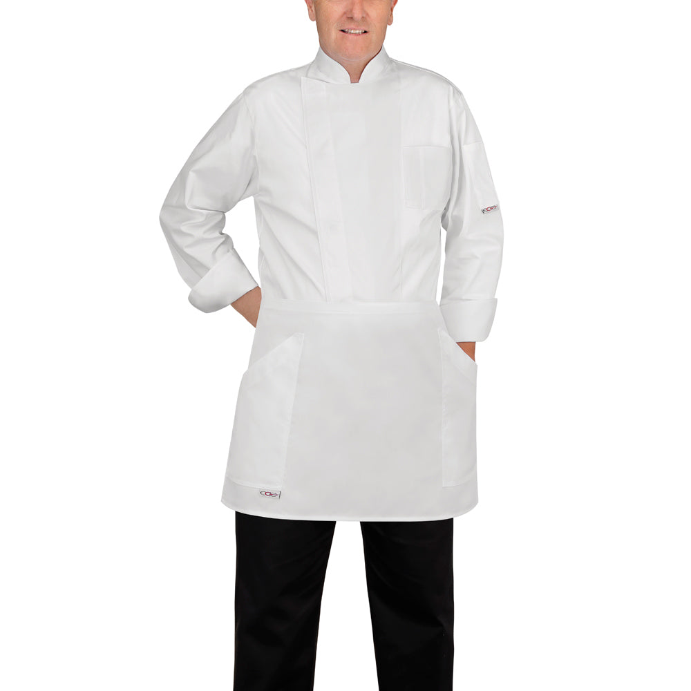 Gastronomie-Schürze Barman SIDE POCKETS – Weiß – Bild 1