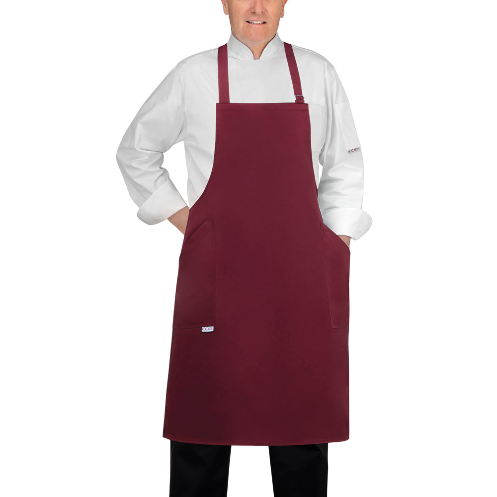 Gastronomie-Schürze Bip Apron SIDE POCKETS – Bordeauxrot – Bild 1