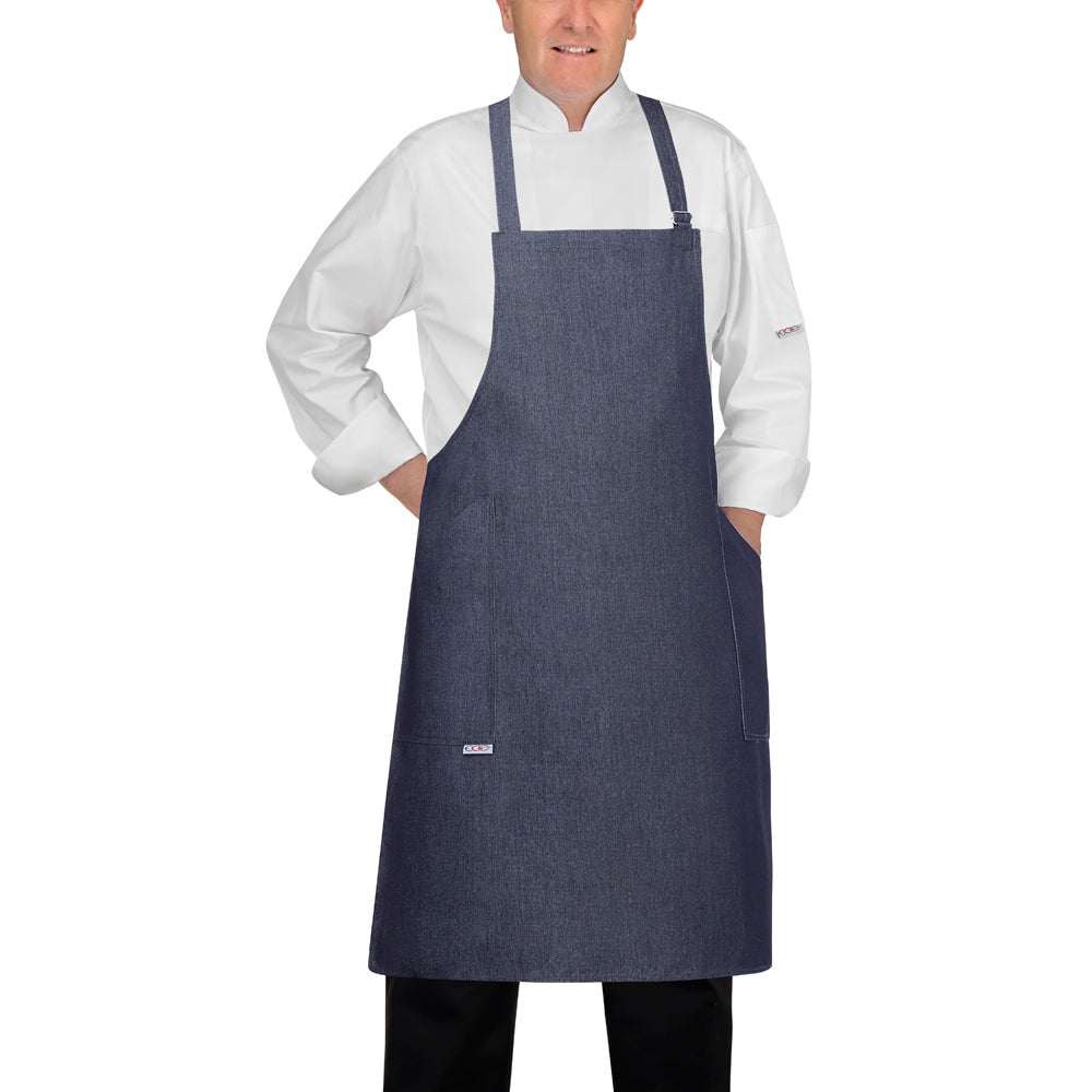 Gastronomie-Schürze Bip Apron SIDE POCKETS – Jeansblau – Bild 1