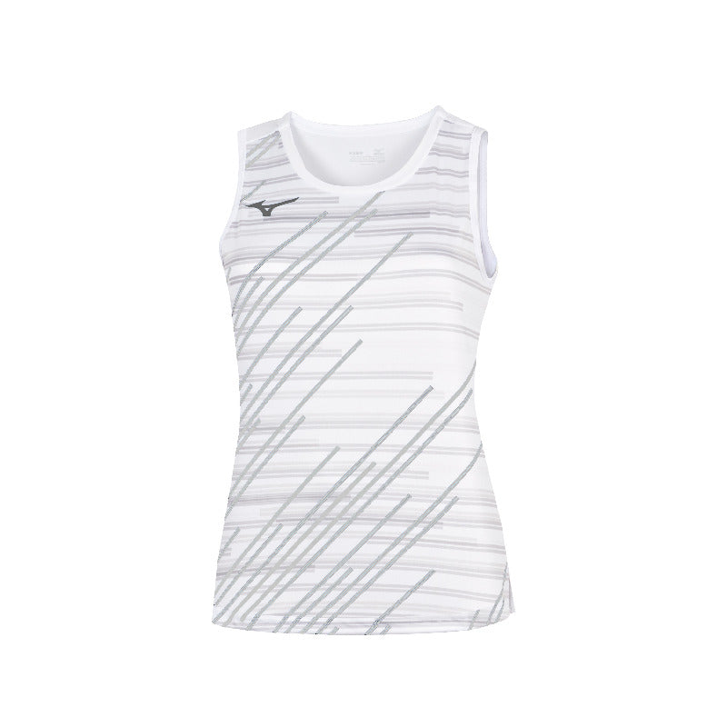 Mizuno Ärmelloses Sportshirt Chiba – Damen | 62EAA706 – Weiß