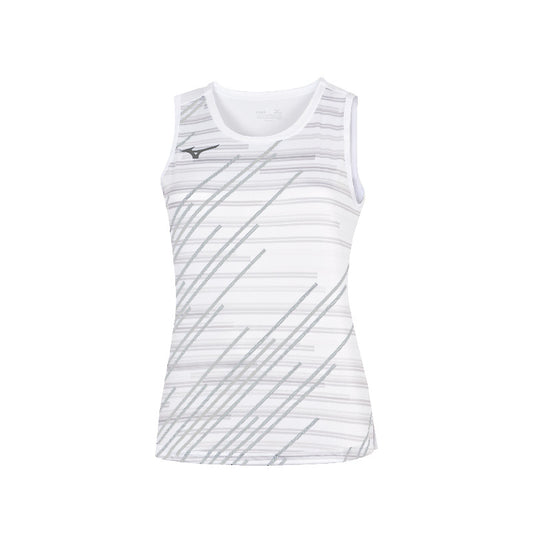 Mizuno Ärmelloses Sportshirt Chiba – Damen | 62EAA706 – Weiß
