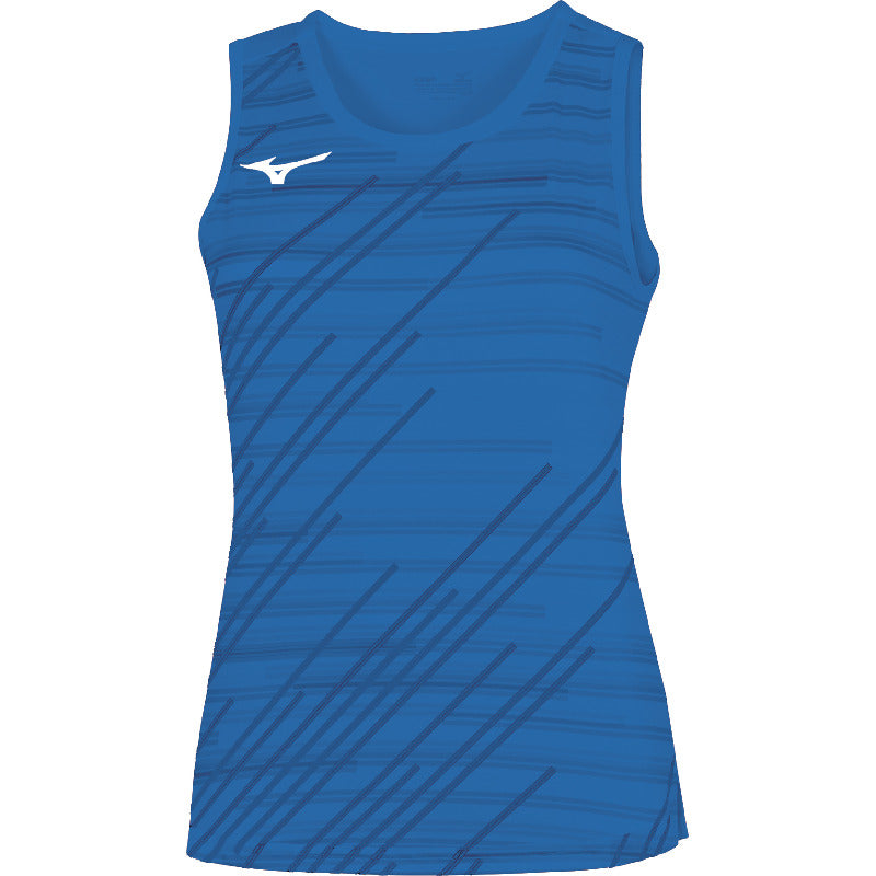 Mizuno Ärmelloses Sportshirt Chiba – Damen | 62EAA706 – Royalblau