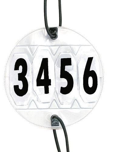 Turniernummern 1 Paar, verstellbar 6349 – 4-stellig – Bild 1