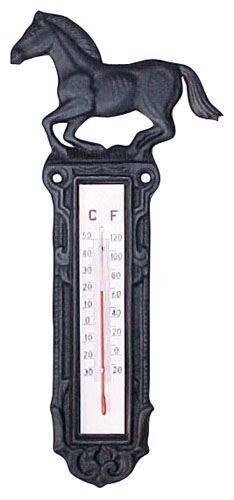 Thermometer aus Gusseisen, groß 6365 – Höhe ca. 25,4 cm, Breite ca. 8 cm – Bild 1