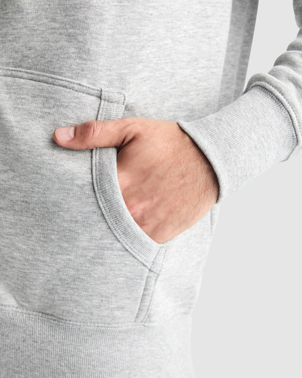 JACKEN MONTBLANC – aus 50% Baumwolle / 50% Polyester, gestepptes Fleece, 280 g/m², 3% Elastan an den Bündchen. Farbe Heather grey 58: 55% Baumwolle / 40% Polyester / 5% Viskose. – Bild 6