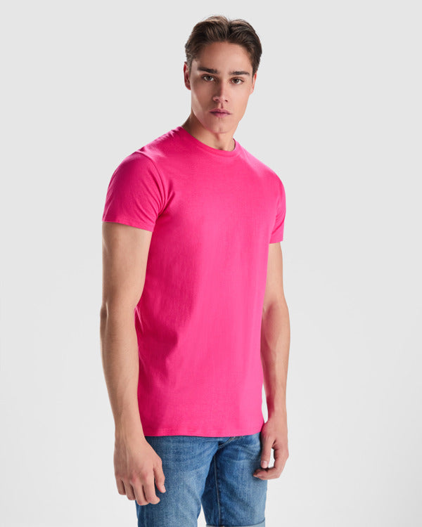 T-SHIRTS ATOMIC 150 – aus 100% Baumwolle, Single jersey, 150 g/m². Graumeliert 58: 85% Baumwolle / 15% Viskose. – Bild 2
