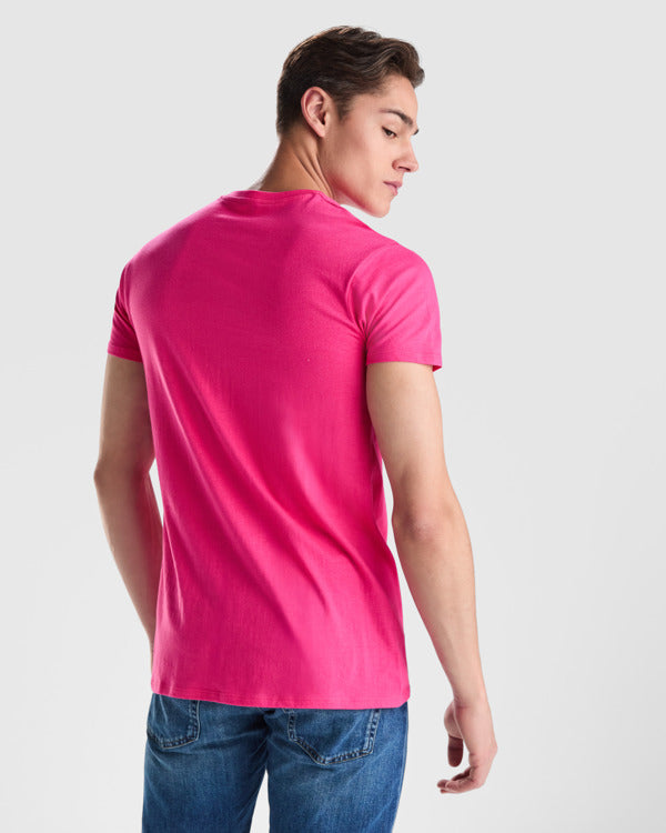 T-SHIRTS ATOMIC 150 – aus 100% Baumwolle, Single jersey, 150 g/m². Graumeliert 58: 85% Baumwolle / 15% Viskose. – Bild 3