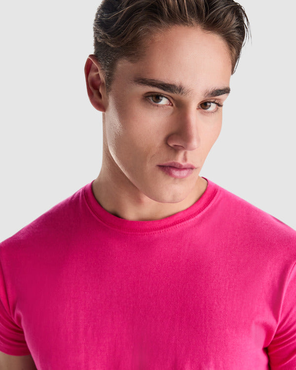 T-SHIRTS ATOMIC 150 – aus 100% Baumwolle, Single jersey, 150 g/m². Graumeliert 58: 85% Baumwolle / 15% Viskose. – Bild 4