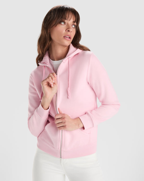 JACKEN VELETA – aus 50% Baumwolle / 50% Polyester, gestepptes Fleece, 280 g/m². Farbe Heather grey 58: 55% Baumwolle / 40% Polyester / 5% Viskose. – Bild 2