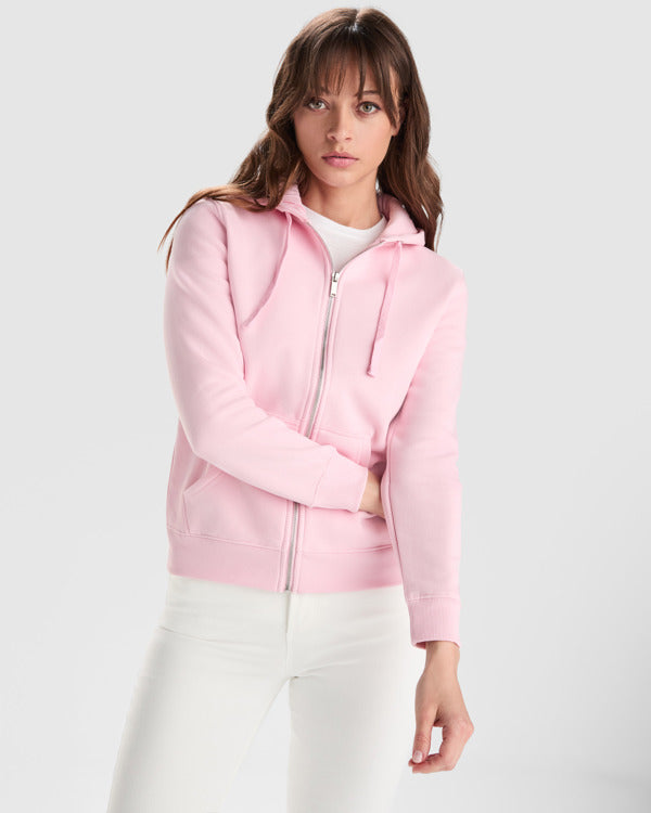 JACKEN VELETA – aus 50% Baumwolle / 50% Polyester, gestepptes Fleece, 280 g/m². Farbe Heather grey 58: 55% Baumwolle / 40% Polyester / 5% Viskose. – Bild 3