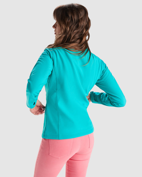 SOFTSHELL NEBRASKA WOMAN – aus Zweilagig. Außen: 100% Polyester. Innen: 100% Polyester extra warmes Mikrofleece. 300 g/m². – Bild 4