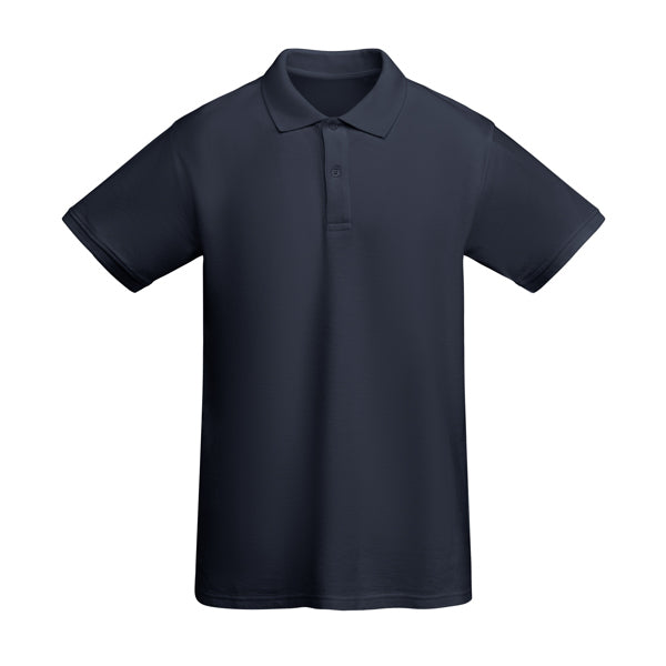 POLOSHIRTS PRINCE – aus 100% Bio-Baumwolle, 210 g/m². Farbe Heather Grey 58: 85% Bio-Baumwolle und 15% Viskose. – Bild 20